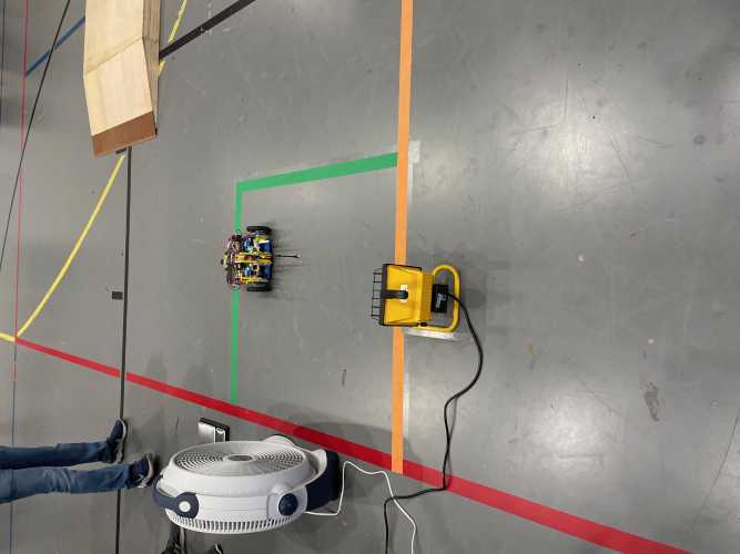 Robot at the Competition